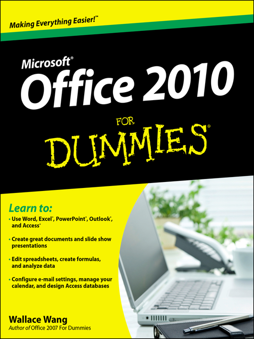 Title details for Office 2010 For Dummies by Wallace Wang - Available